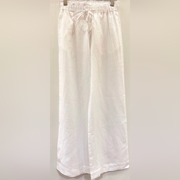 Tyler Boe Po Linen Wide Leg Pants XL NWT - Picture 3 of 9